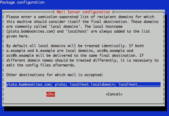 Exim4 mail destination configuration on Debian 6 (Squeeze). Exim4 mail destination configuration on Debian 6 (Squeeze).